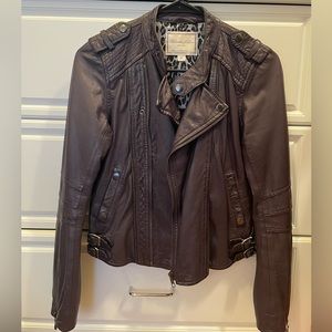 Leather jacket- sz S